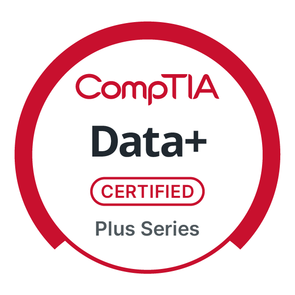 CompTIA Data+ certification badge